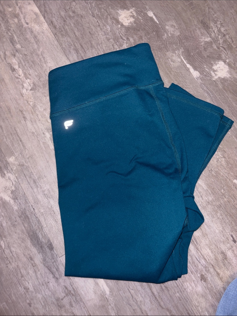 Fabletics Teal High-Rise Performance Leggings